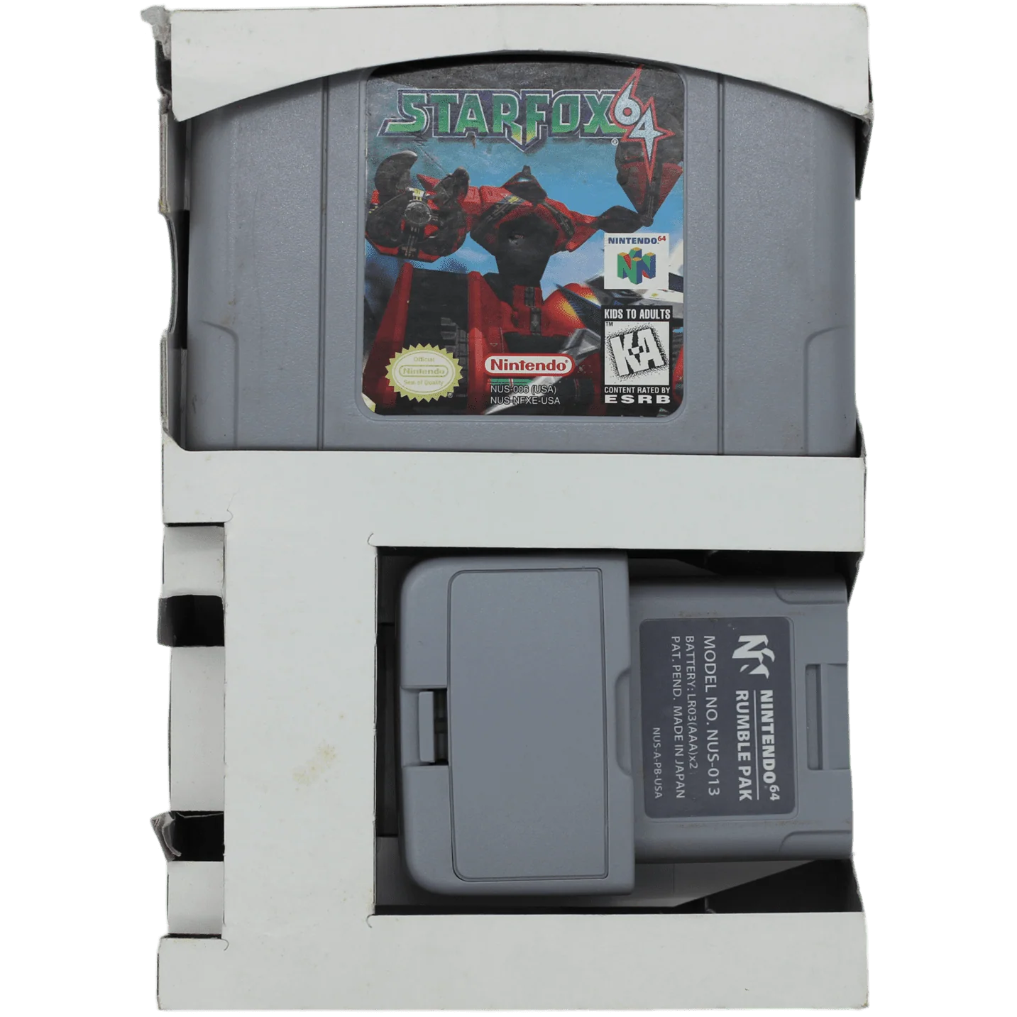 Star Fox 64 [Rumble Pak Bundle] + Box - Image 7