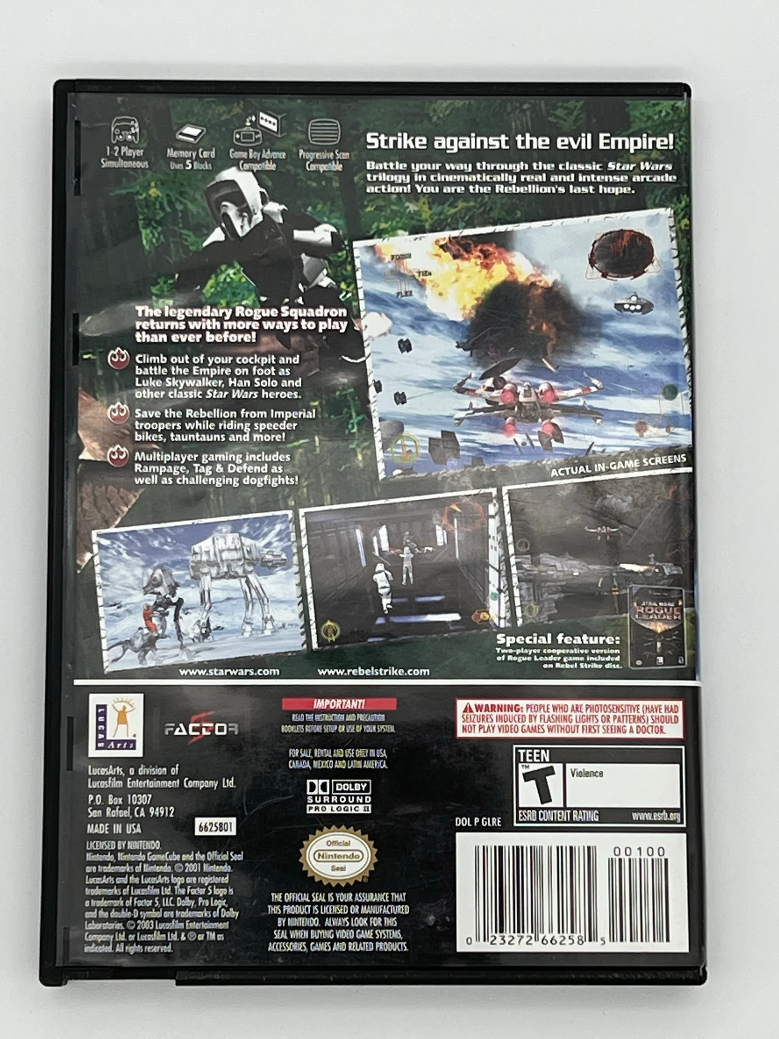 Star Wars Rogue Squadron III: Rebel Strike (GC) - Image 3