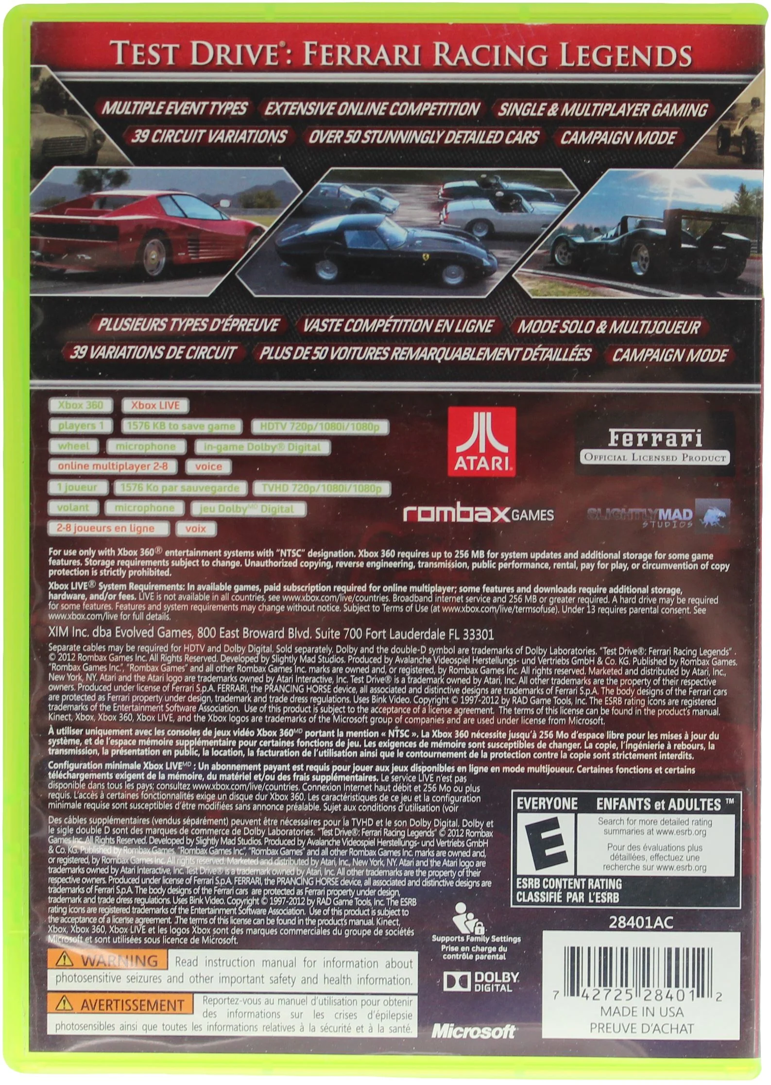 Test Drive: Ferrari Racing Legends (Xbox360) - Image 2
