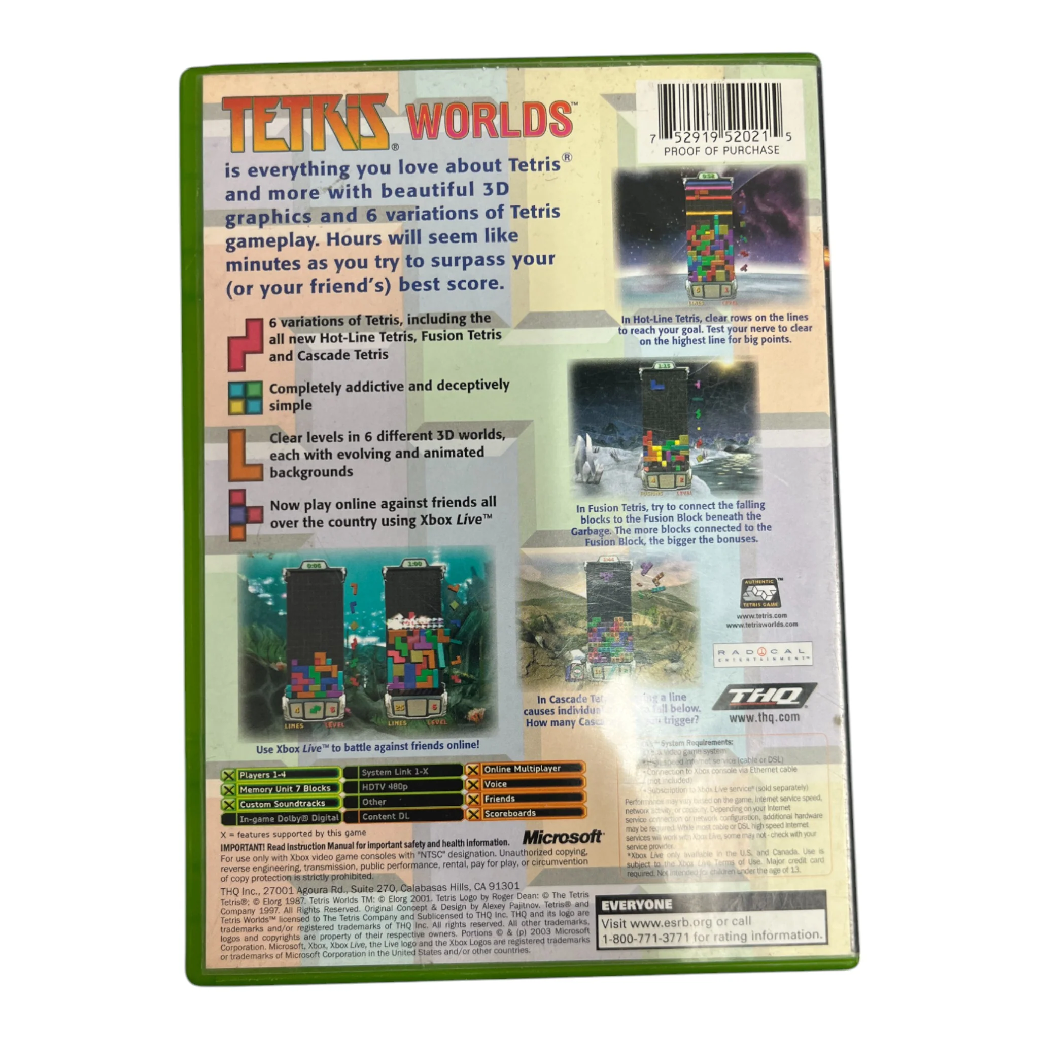 Tetris Worlds (Xbox) - Image 2
