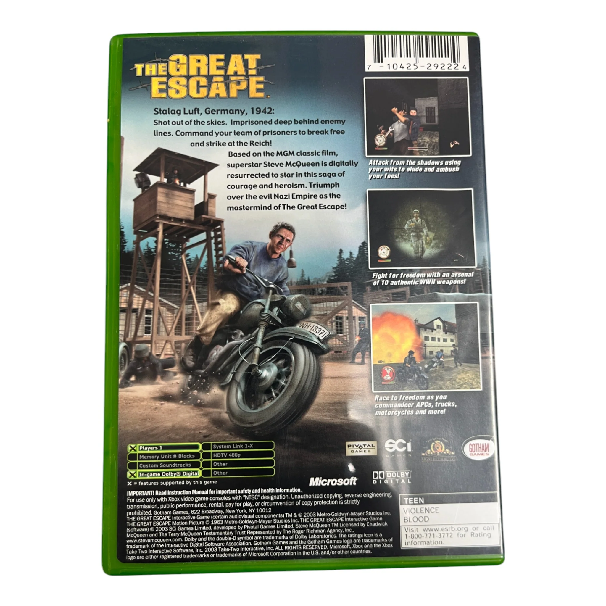 The Great Escape (Xbox) - Image 2