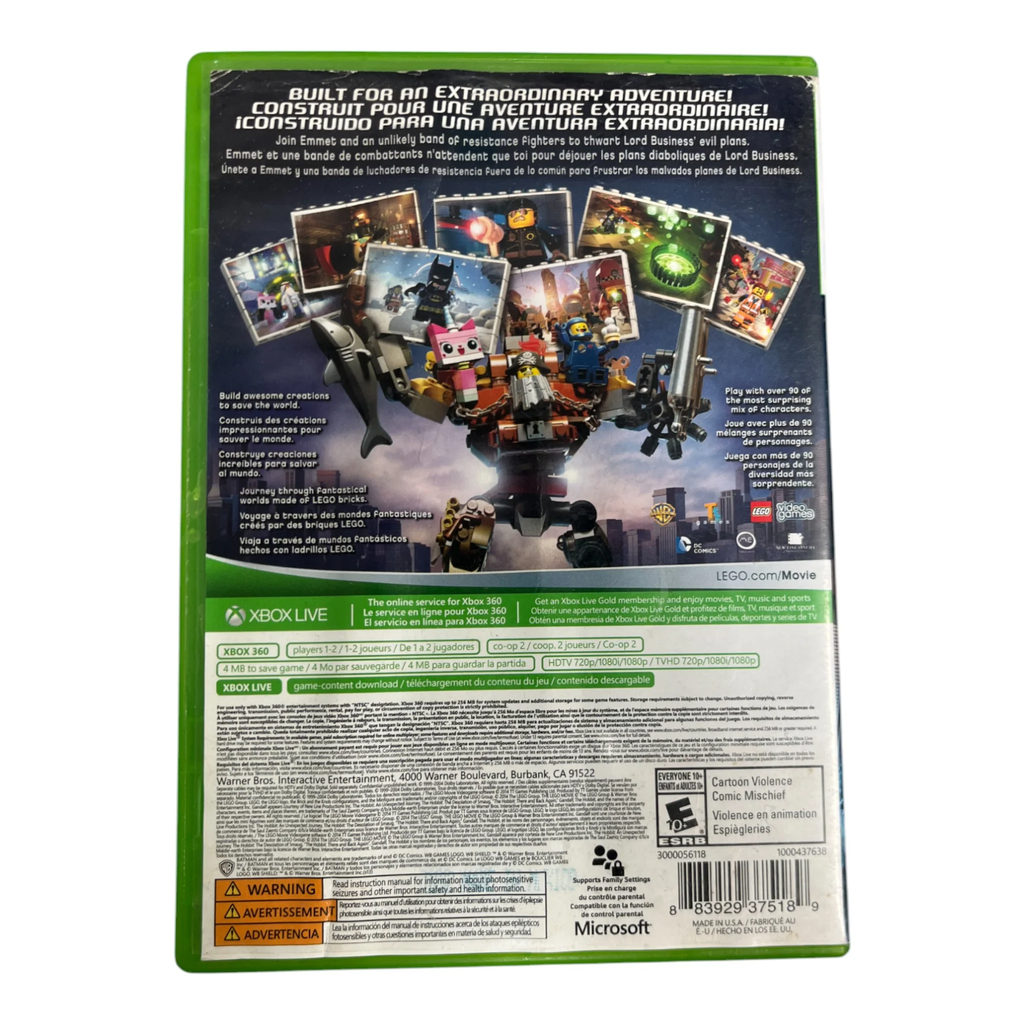 The LEGO Movie Videogame (Xbox 360) - Image 2