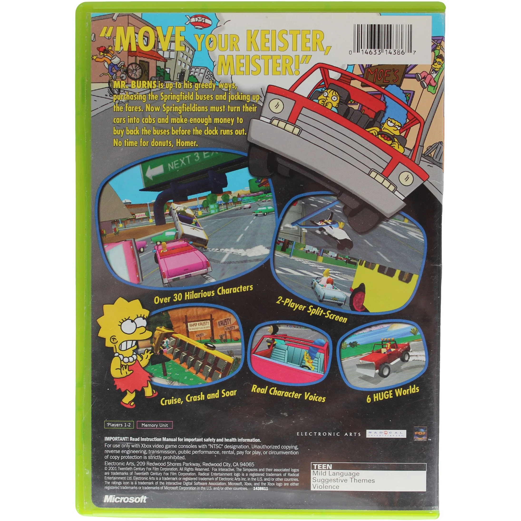 The Simpsons: Road Rage (Xbox) - Image 4