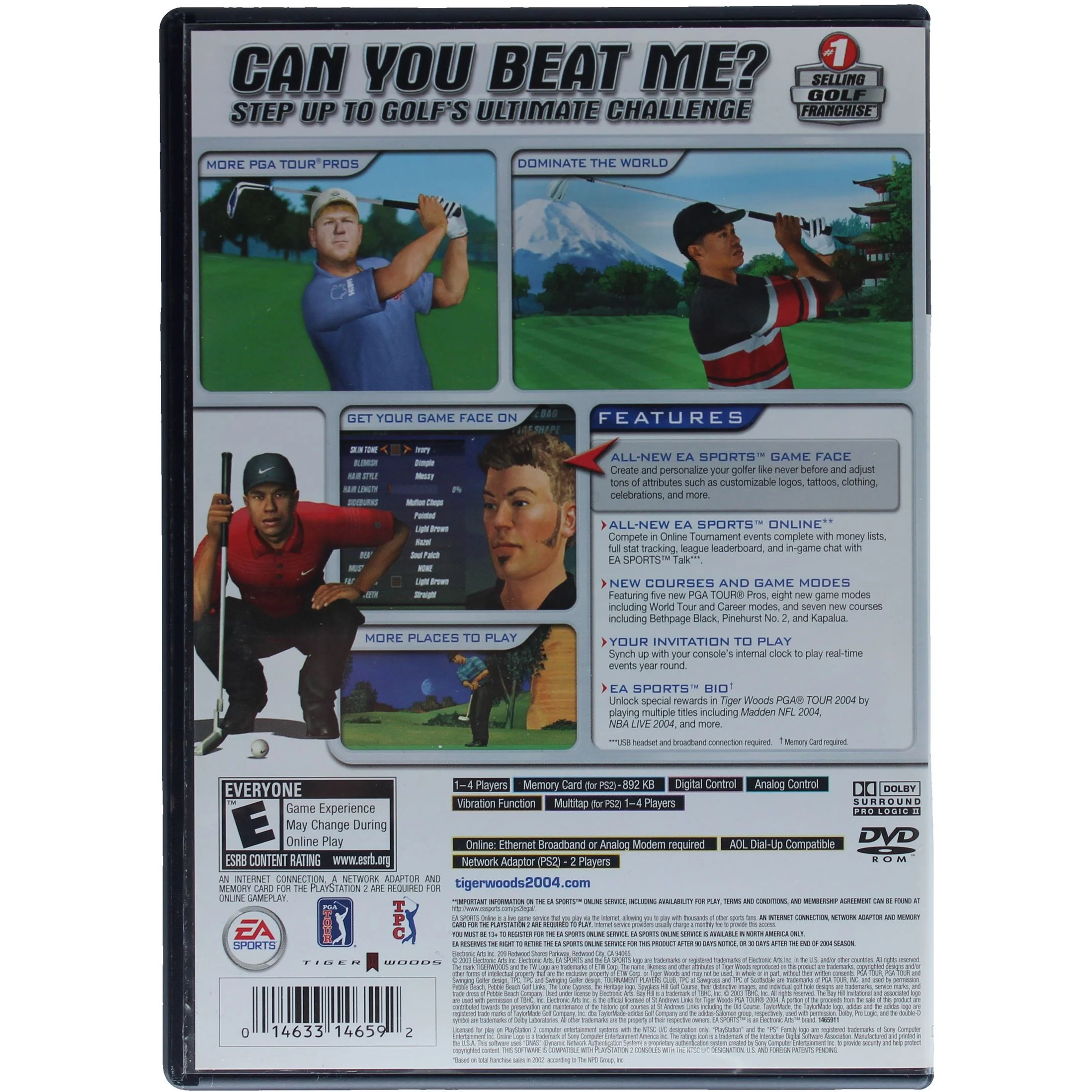 Tiger Woods PGA Tour 2004 (PS2) - Image 2