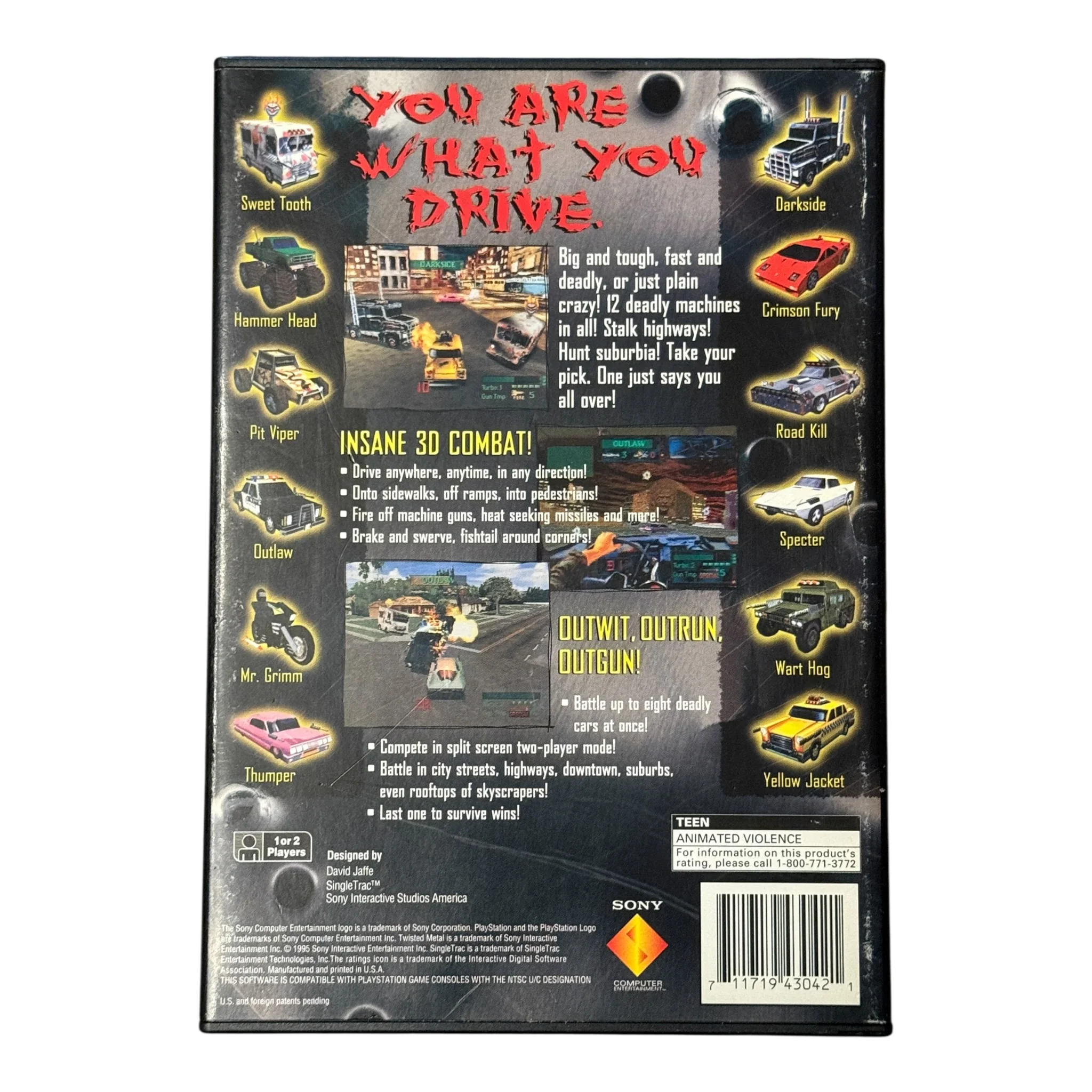 Twisted Metal [Long Box] (PS1) - Image 2