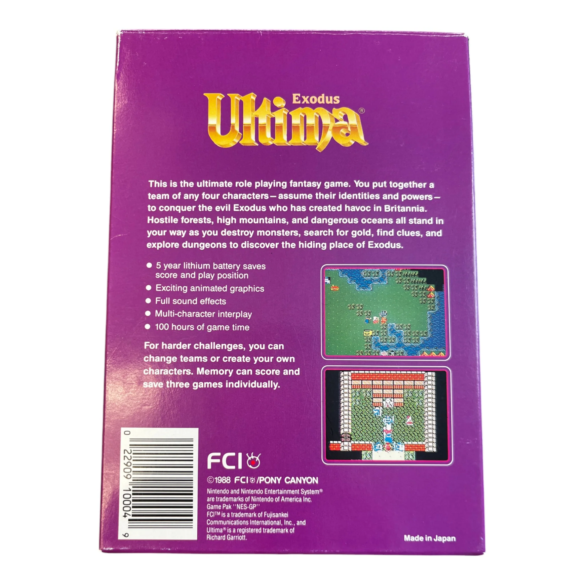 Ultima Exodus (NES) - Image 2