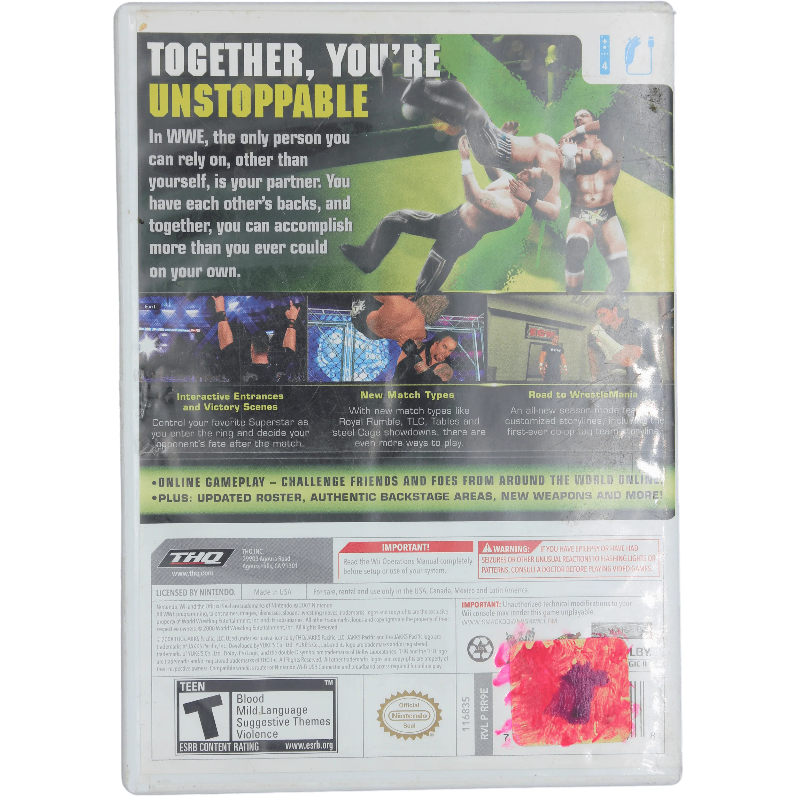 WWE: SmackDown Vs. Raw 2009 (Wii) - Image 2