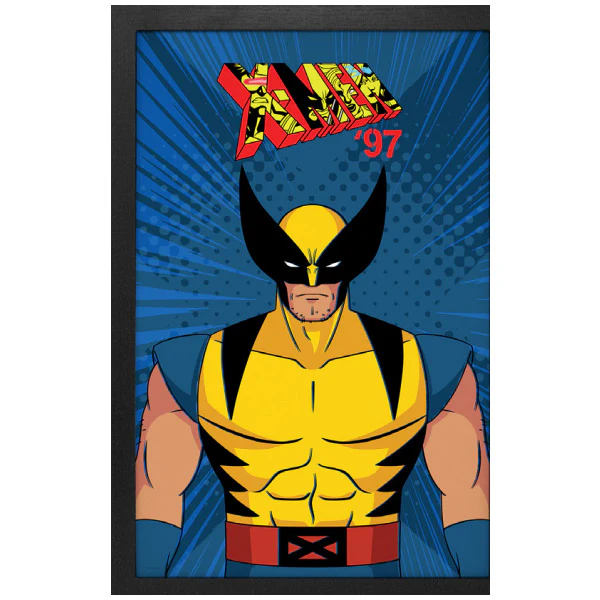 X-Men ’97 Wolverine Portrait 11″x17″ Framed Print