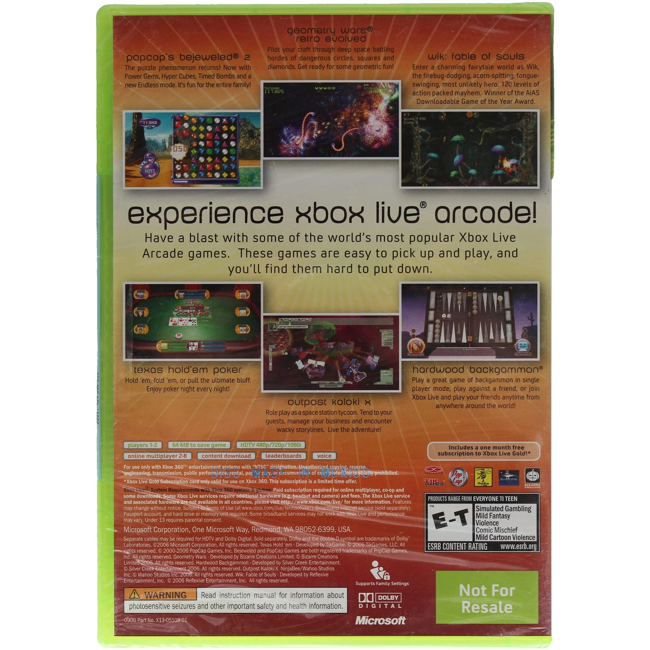 Xbox Live Arcade: Unplugged Volume 1 (Xbox360) - Image 2