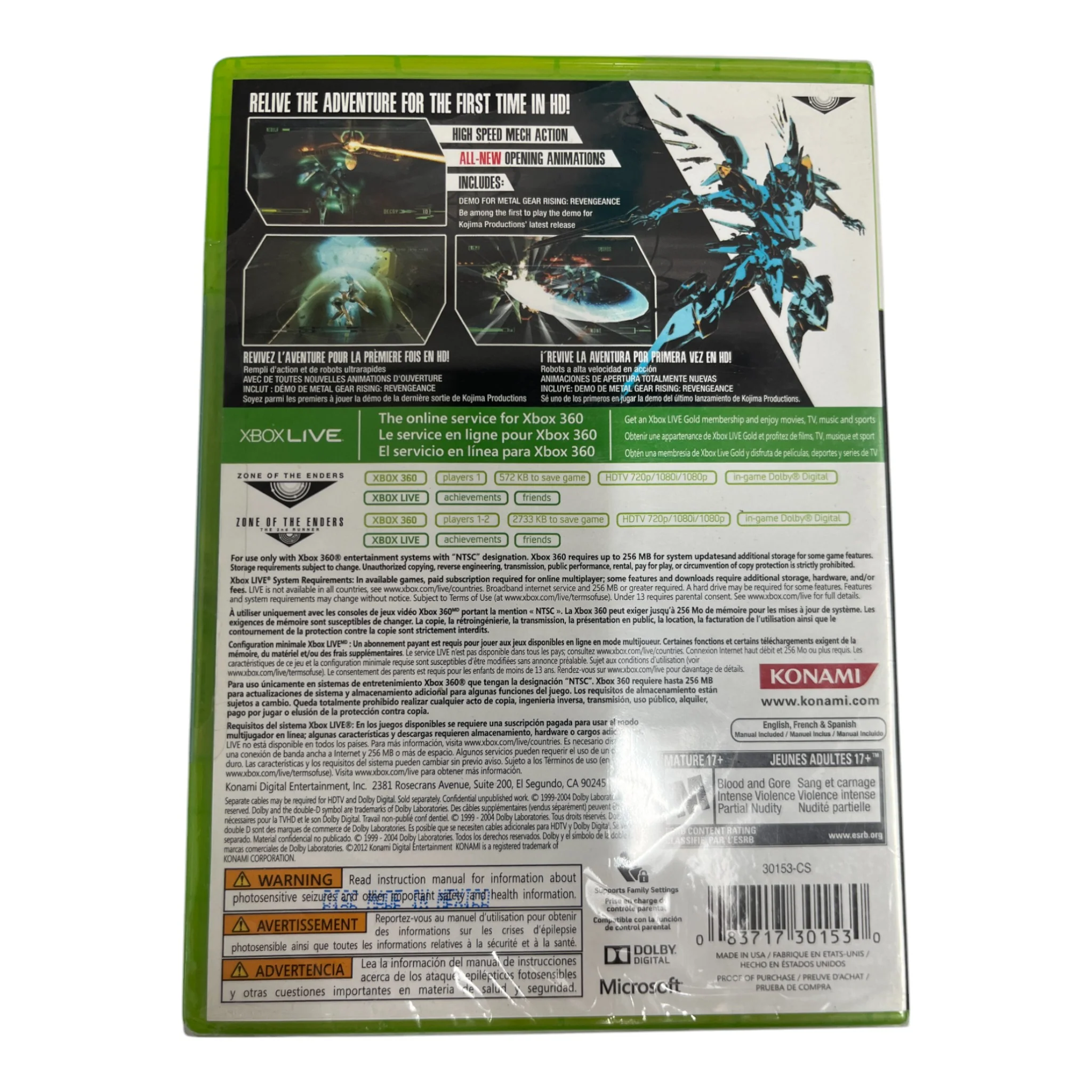 Zone of the Enders HD Collection (Xbox 360) - Image 2